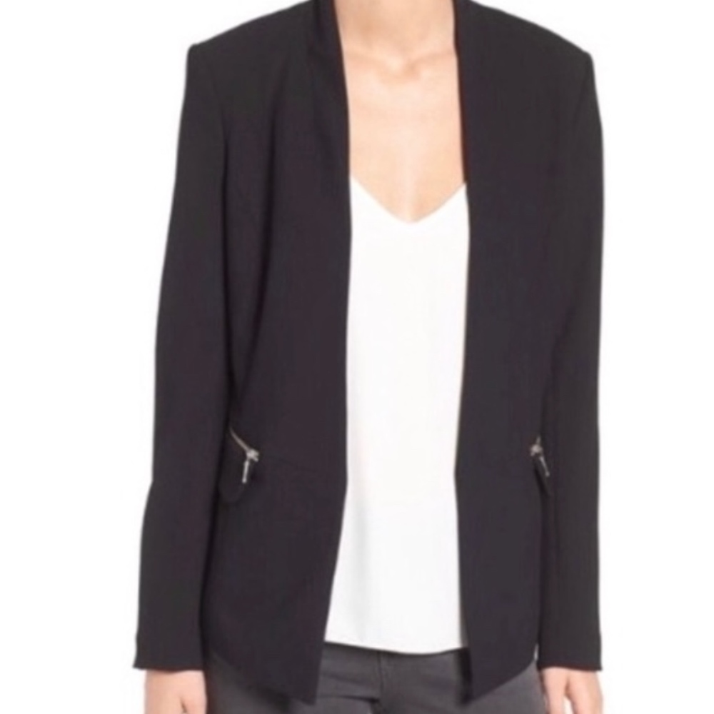 Trouve blazer with side zippers